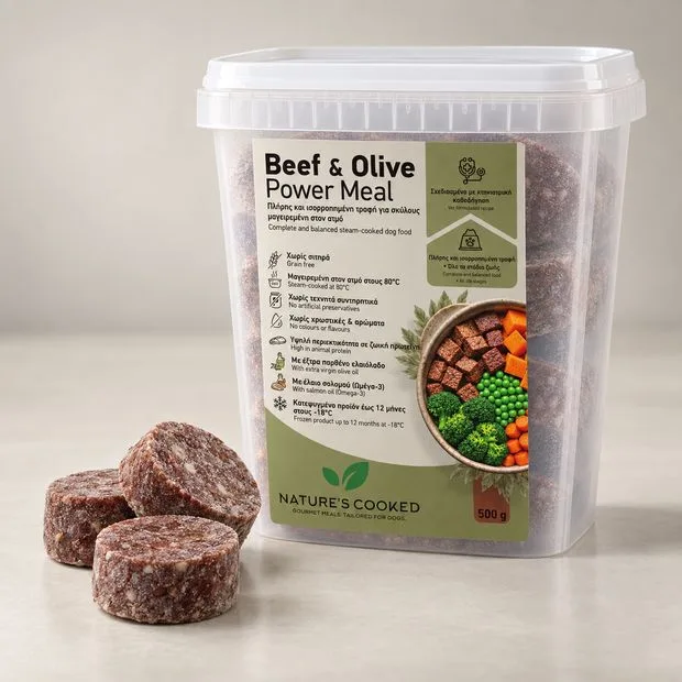 Nature's Cooked Beef & Olive Power Meal